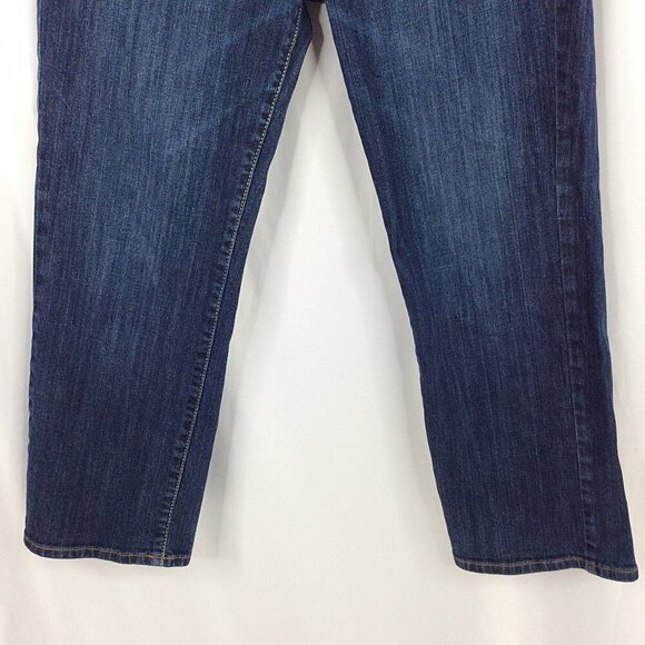 Lucky Brand Crop Jeans Womens Size 8/29 (tag) 31 (measure) Dark Wash Denim - Picture 4 of 6